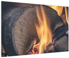 Égő fa képe (90x60 cm)