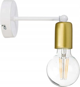 Loft Edison egyenes drót fali lámpa 1x E27