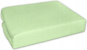 Vízálló frottír babakocsi lepedő 75 x 35 zöld