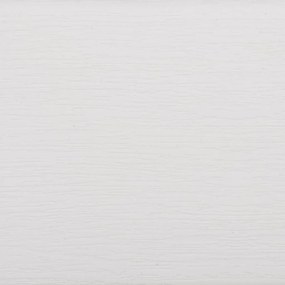 Fehér polipropilén kerti pad 110 x 52 x 71 cm