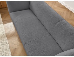 Sötétszürke buklé kanapé 242 cm Giorgia – Bobochic Paris