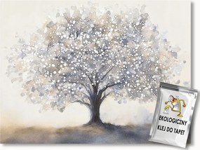 Fotótapéta Flizelina Természet Fa Virágok Tavasz Köd Boho 300x210 ragasztó