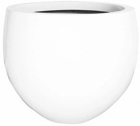 Jumbo Orb virágcserép, fényes fehér, többféle méretben - Pottery Pots méret: S - h. 73 cm, ⌀ 87 cm