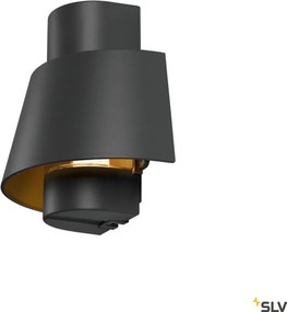 SLV 1007585 PHOTONI Modern Kültéri Fali Lámpa Fekete E27 IP55