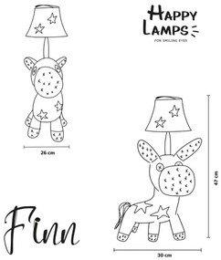 Happy Lamps - LED gyerek asztali lámpa FINN LED/5,4W/230V ló