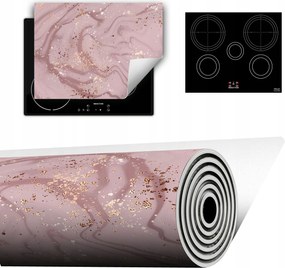 Vinyl Szőnyeg A Konyhába Több Hely 70x52 Rózsaszín márvány