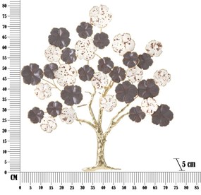 Fali dekoráció albero purpy 73,7x5x80cm