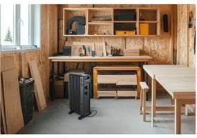 Sencor - 9 bordás olajradiátor 800/1200/2000W/230V fekete