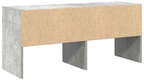 cipőtartó állvány egymásra rakható beton szürke 89,5x30x40 cm