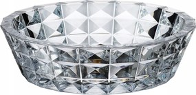 Bohemia Diamond Üveg Saláta tálaló Tálca, 32,5 cm-es Kristály