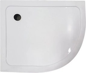 Memphis aszimmetrikus íves zuhanytálca 100x80 cm