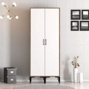 Kumsal SS - Walnut, White