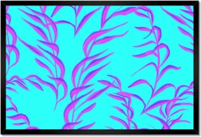 Poszterek keretben 60x40 Modern levél minta