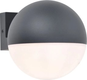 LUTEC 5138001118 LOOMA Modern Kültéri Fali Lámpa Szürke E27 IP44