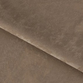 Okkersárga-bézs kárpitozott-forgácslemez ágyneműtartós egyszemélyes ágy matraccal 80x190 cm Parys – ELTAP