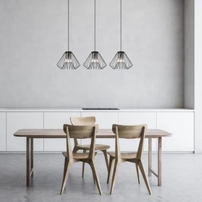 Rabalux 72371 - Csillár zsinóron EMERENCIA 3xE27/40W/230V