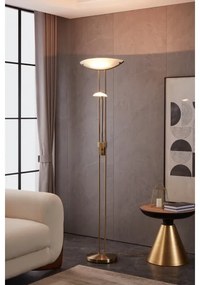 EGLO 85974 - Dimmelhető állólámpa BAYA 1xR7s/230W + 1xG9/33W bronz