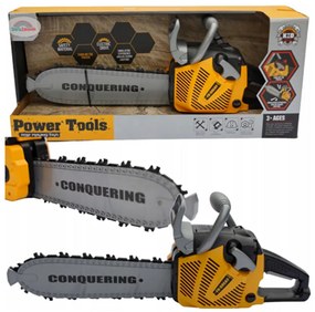 Conquer Játék Láncfűrész – Fény- és Hanghatással, Elemes, 41 x 8,5 x 14,5 cm