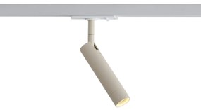Modern spotlámpa bézs színben fehérrel 1 fázisú sínrendszerhez - Iconic Ivy
