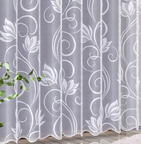 Mg Függöny jacquard 648/228 Fehér 290X160CM Kész Szalaggal K