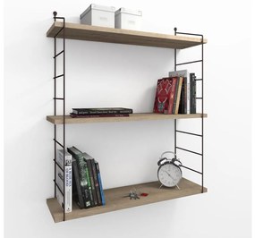 Fali polc ARMONI 85x72 cm barna