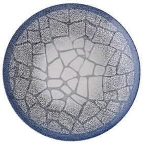 24 részes kék/porcelán étkészlet