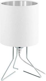 Asztali éjjeli lámpa Fém Modern Fehér E14