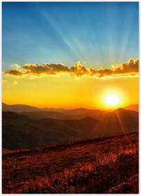 Poszterek 50x70 Gyönyörű naplemente