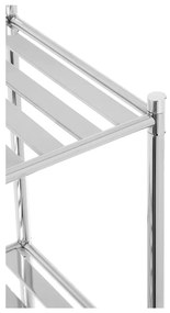 Ezüstszínű fürdőszobai polcos állvány 34x80 cm – Premier Housewares