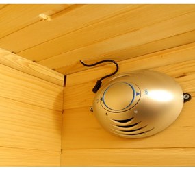 Sauna DeLuxe 3003 Carbon, világosbarna