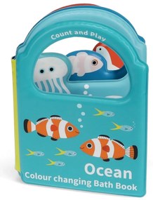 Interaktív játék Colour changing bath book Ocean – Rex London