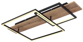 Globo 67289D1 - LED mennyezeti lámpa VANNI LED/24W/230V barna/fekete