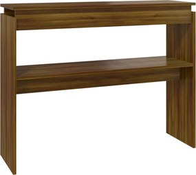 vidaXL barna tölgyszínű szerelt fa tálalóasztal 102 x 30 x 80 cm
