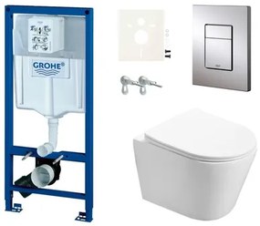 Grohe fali WC szett előtétfalas szereléshez + SAT Infinitio WC SIKOGRSIN1S