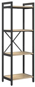 Könyvszekrény sonoma tölgy 40 x 30 x 118 cm Faanyag