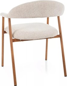 Lagos D Raven étkezőszék világosbézs/tölgy