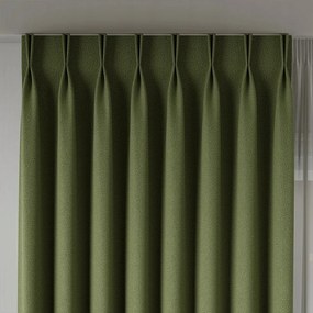 Kétoldalas Szövet Függöny Alapanyag Rufus 320cm zöld