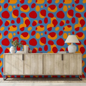 Fotótapéta - Retro színes foltok (147x102 cm)