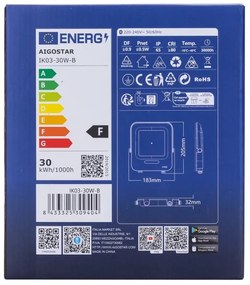 Aigostar - LED RGBW Reflektor MESH LED/30W/230V 6500K IP65 + + távirányító