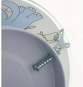 Globo 40607 - Gyerek mennyezeti lámpa KIDDY 2xE27ILLU/60W/230V