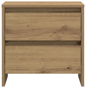 Éjjeli asztal 2 db Kézműves tölgy 45x34x44,5 cm Műanyag