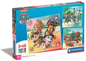 Mancs Őrjárat Patches 3x48 db-os puzzle Clementoni