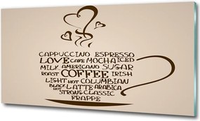 Fotótapéta üvegfalra Betűk újságból 125x50