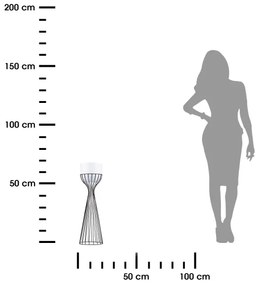 Fém virágcserép LOFT 56x20 cm fekete/fehér