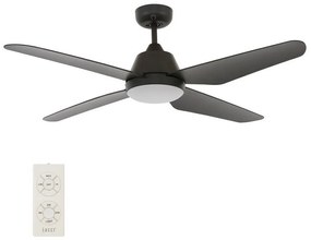 Lucci Air 212998 - LED Mennyezeti ventilátor ARIA LED/18W/230V fekete + távirányító