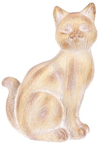 Kerti dekoráció Lady cat szobor, polirezín, 19 x12 x 26 cm
