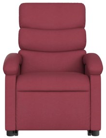 bordó szövet dönthető masszázs- és állófotel