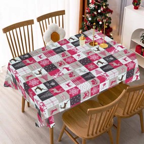 Karácsonyi terítő Christmas piros 150 x 180 cm TiaHome