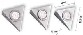 Paul Neuhaus 1119-55-3 - KÉSZLET 3x LED Bútorvilágítás érzékelővel LED/2,5W/230V
