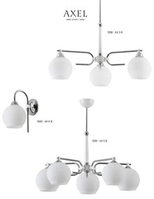 Jupiter 1399 - AX 5 B - Csillár rúdon AXEL 5xE27/60W/230V